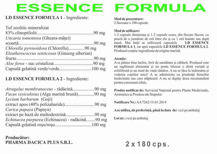 LD Essence Formula  prospect